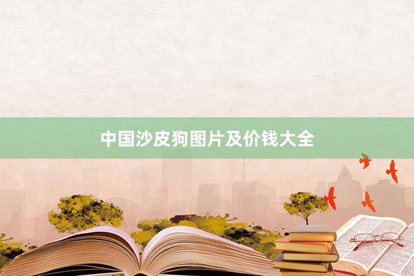 中国沙皮狗图片及价钱大全